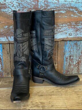 Leather Cowboy Boots by Junk Gypsy She Who is Brave 8 Western Boho